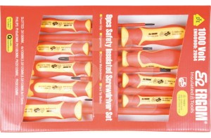 Ergom Zestaw wkrętaków 1000V  | E06NR-02090500501