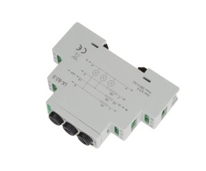 F&F Gniazda bezp. potrójne z wsk. faz 3xLED 1mod. | LK-BZ-3-K