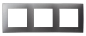 Ospel Szafir R-3Z/70 Ramka potrójna szara