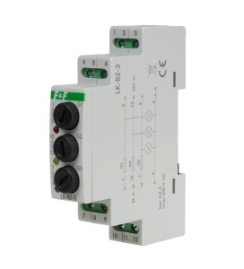 F&F Gniazda bezp. potrójne z wsk. faz 3xLED 1mod. | LK-BZ-3K