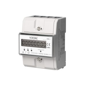 ORNO 3-fazowy wskażnik zużycia ener. el. 80A 4,3 M | EM-3