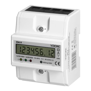 Orno Wskaźnik zużycia energii elektrycznej 100A 4 moduły DIN   | EM-9