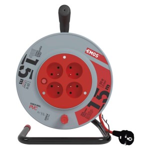 EMOS PRZEDŁUŻACZ ZWIJANY 4G 15M 1,0MM | P194151