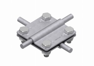 AN-KOM Złącze krzyżowe duże B=40mm 4xM8  AN-03/OG/2024-04-20 09:07:03 | A191036