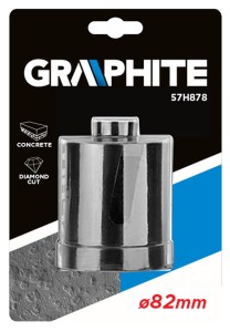 Graphite Otwornica diamentowa 82x8x75mm  57H878