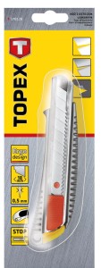 Topex Nóż z ostrzem łamanym 18 mm  17B128