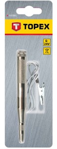 Topex Próbnik instalacji samoch.6-24V 115mm 39D081