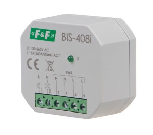 F&F Przekaźnik bistabilny on/off 230V I=16A2024-04-21 21:16:54 | BIS-408i