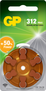 GP Bateria cynkowo-powietrzna ZA312 1.45V2024-04-21 22:32:23 | ZA312F-ELTD6