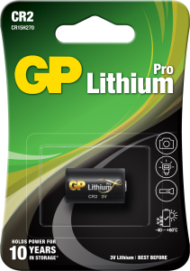 GP Bateria litowa DLCR2: 3,0V  CR2-U12024-04-21 22:23:34 | CR2P-UE1