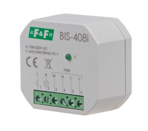 F&F Przekaźnik bistabilny on/off 230V I=16A2024-04-21 21:16:58 | BIS-408-LED