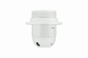 PAWBOL Oprawka termoplast. E27 z/koł biał  D.3006B