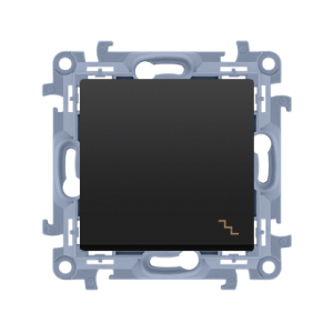 Simon10 Łącznik schodowy czarny bezgwintowy  | CW6C.01/49