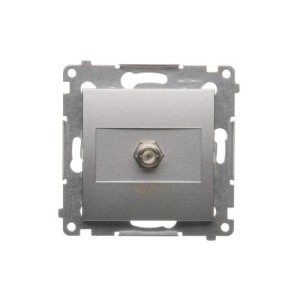 Gniazdo SAT pojed. moduł sreb.  DASF1.01/43