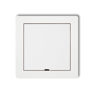 Karlik Ramka DRPZ pośrednia z zaślepką biały