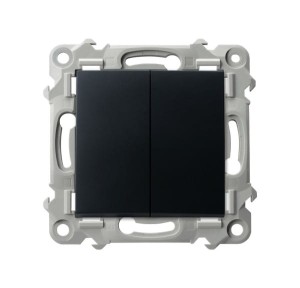 Ospel Szafir Łącznik schodowy podwójny Czarny  ŁP-10Z/m/33