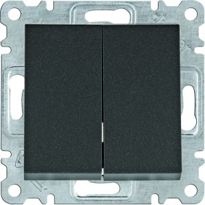 Hager Lumina łącznik świecznikowy , czarny   | WL0043