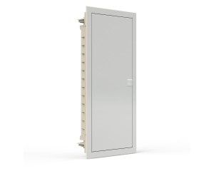 Plast. obudowa instal.z drzwiami metalowymi,  podtynk., IP40, 4 rzędy, 48 modułów PMF 48 | 107104