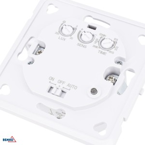 Bemko Czujnik mikrofalowy 1200W 180* do puszki p/t | B52-SES65WH