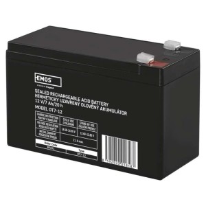Emos Akumulator AGM 12V 7AH FAST.4,7mm *MPP  B9691
