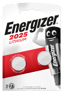 Energizer Bateria Lithium CR2025 BP2  E3010215032024-04-21 20:30:07 | 7638900248333