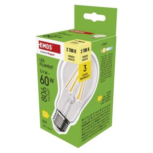 LED FLM A60 5,9W(60W) 806lm E27 WW | ZF5D42