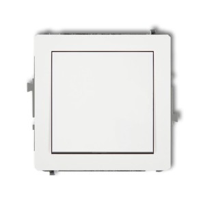 Karlik DWP-1 Łącznik jednobiegunowy biały Deco