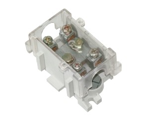 Listwa zaciskowa LG 1x25/16 termoplastyczna z osłoną | E.4028
