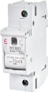 ETI Rozłącznik izolacyjny STV D02 1x63A 1P | 002271001