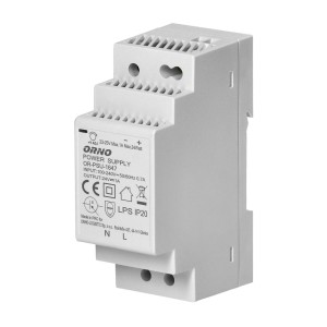 Zasilacz na szynę DIN 24VDC, 1A, 24W, szerokość 2 moduły | OR-PSU-1647