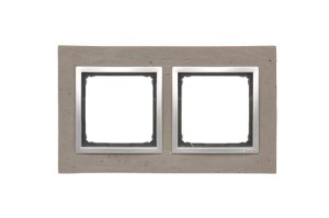 Ramka 2x DRN2/96  beton MOKRA ROBOTA