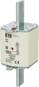 ETI Wkładka topikowa NH2 gG 200A/500V | 004185226