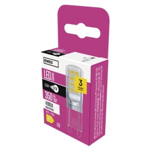 Emos LED CLS JC 2,5W(32W) 350lm G9 NW | ZQ9536
