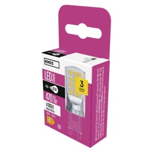 EMOS  LED CLS JC 4W(40W) 470lm G9 NW | ZQ9545