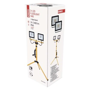 Emos Oprawa N.LED HOBBY Slim 2x 30W + statyw | ZS2231.2
