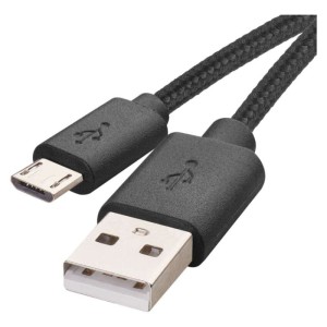 Emos Przewód USB 2.0 A/M-Micro B/M 2M czar | SM7008BL