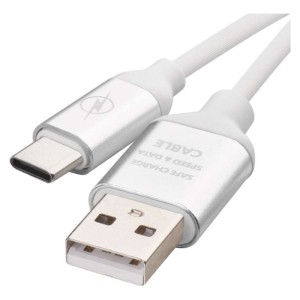 Emos Przewód SM7025W - USB 2.0 A/M-C/M 1M biały