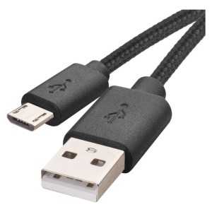 Emos Przewód USB 2.0 A/M-Micro B/M 2M czar | SM7008BL
