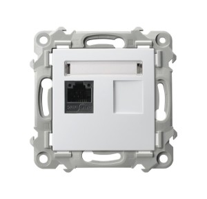 OSPEL SZAFIR GPK-1Z/K/M/00 GNIAZDO KOMPUTEROWE POJEDYNCZE KAT. 5E | GPK-1Z/K/m/00