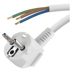 Emos Przedłużacz 3x1,0mm biały 3m.  S14313