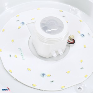 Bemko Plafoniera LED z czujn.podcz.12W 4000K 860lm | C38-ST57-124-PIR