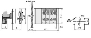 ŁUK E12-32 IP65 0-1-2 elektromet 921232