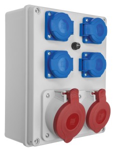 PAWBOL Rozdz. R-BOX 240 1x32A/5,1x16A/5,4x250 IP44 | B.1100-02
