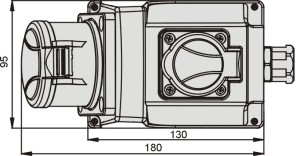 Gnizado stałe Kombi GSC-16A/5P IP44  921840
