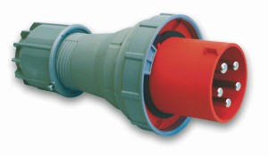 PCE Wtyczka przenośna 63A 5P IP67 | 035-6
