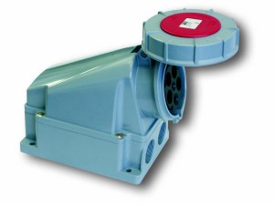 PCE Gniazdo stałe 63A 5P IP67    135-6