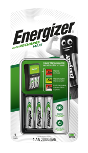 Energizer Ładowarka Maxi +4*AA Power+ 2000mAh | 7638900321401