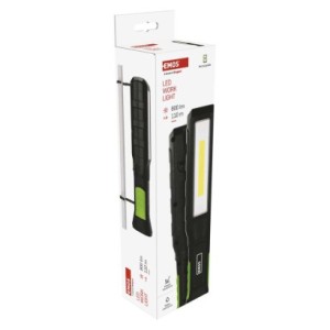 EMOS ŁADOWALNA LAMPA COB LED+LED 750LM 2000MAH | P4544