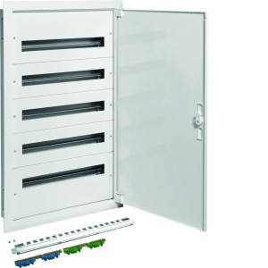 fw2 Rozdzielnica podtynkowa z zaciskami PE/N 5R/120M (5x24) I kl. IP40 | FW524FT