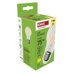 Emos Zarówka LED FLM A60 7,8W(75W) 1 060lm E27 WW | ZF5D52